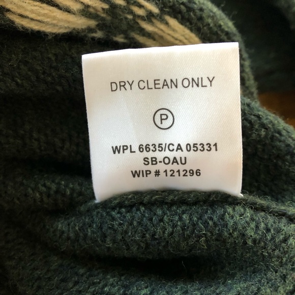 Woolrich Green and Red Cowl Neck Sweater - Picture 14 of 14